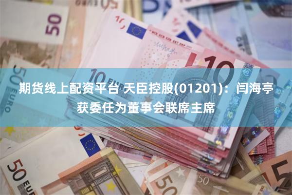 期货线上配资平台 天臣控股(01201)：闫海亭获委任为董事会联席主席