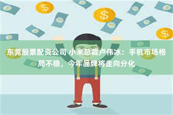东莞股票配资公司 小米总裁卢伟冰：手机市场格局不稳，今年品牌将走向分化