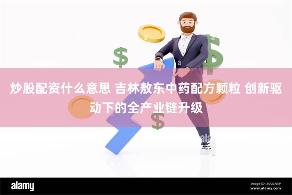 炒股配资什么意思 吉林敖东中药配方颗粒 创新驱动下的全产业链升级