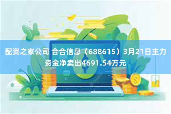 配资之家公司 合合信息（688615）3月21日主力资金净卖出4691.54万元